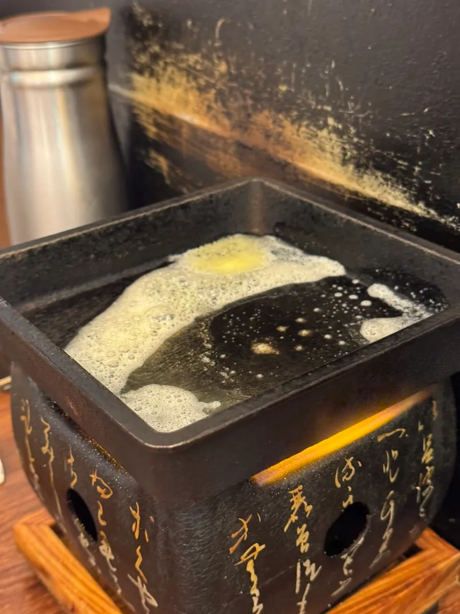 Izny butter melting on the brazier