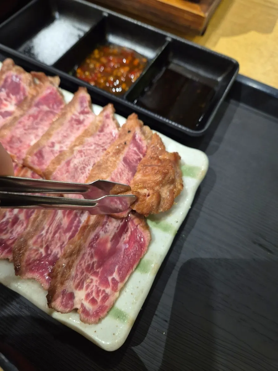 Meat grilled warm on the hearth