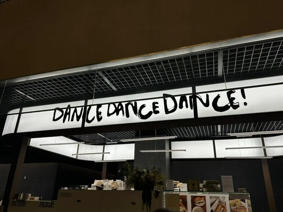 Spacious seating area inside Dance Dance Dance Seoul Station