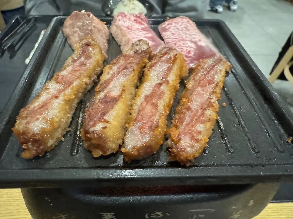 석쇠 결이 생긴 고기