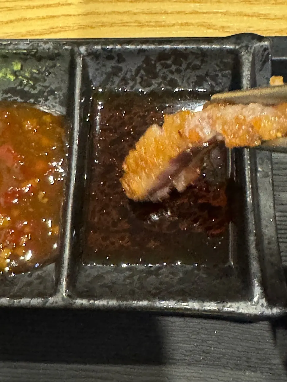 소금에 찍은 규카츠