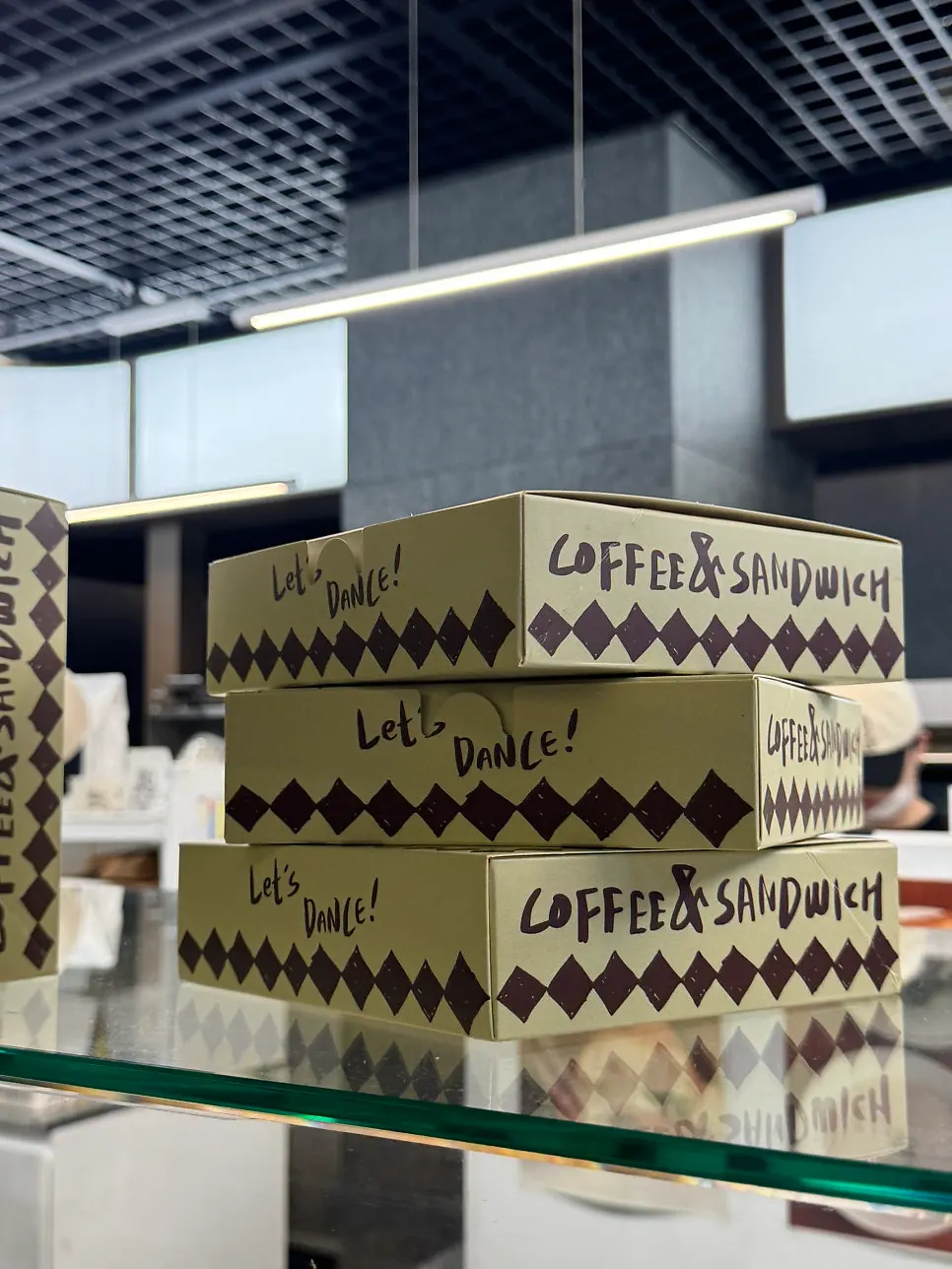 Coffee menu board at Dance Dance Dance Seoul Station