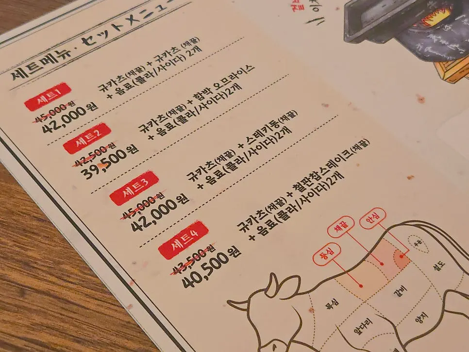 이치규 서울역점 식사 메뉴 안내