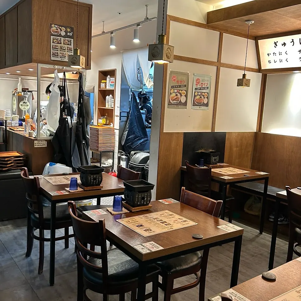 Table area at Ichigyu Seoul Station Branch