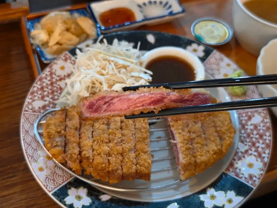 内部粉嫩的牛外脊规卡兹切面