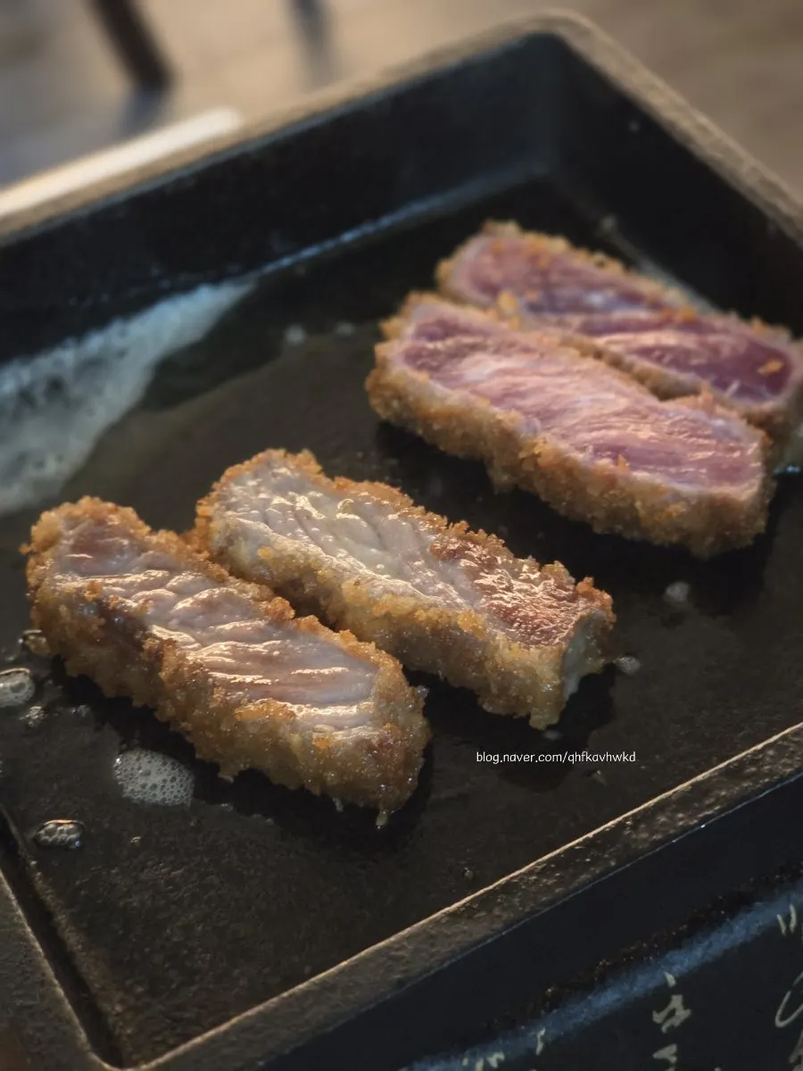 Self-grilled gyukatsu