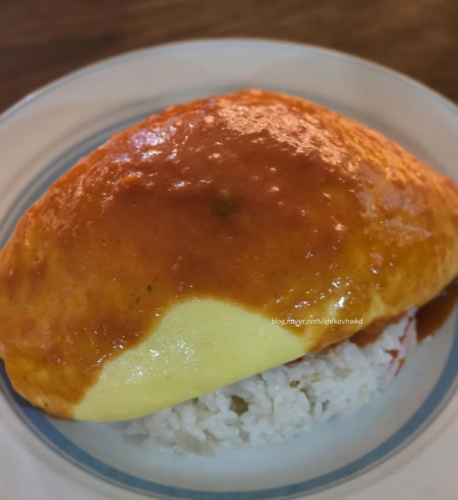 Hamburg steak omurice