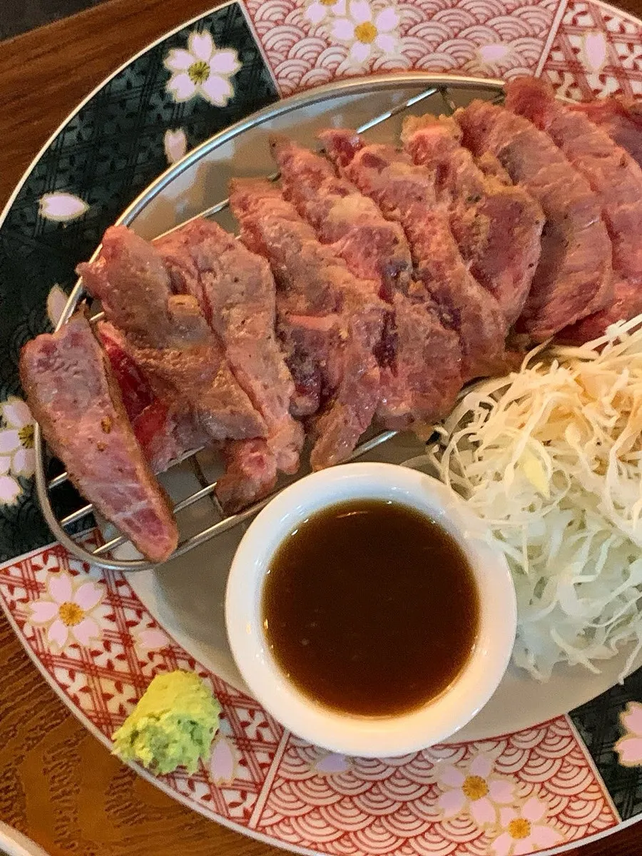 Sirloin steki plate grilled without breading