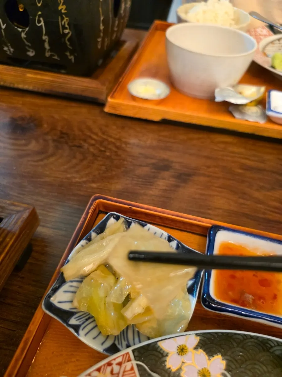 Gyukatsu with wasabi and special sauce