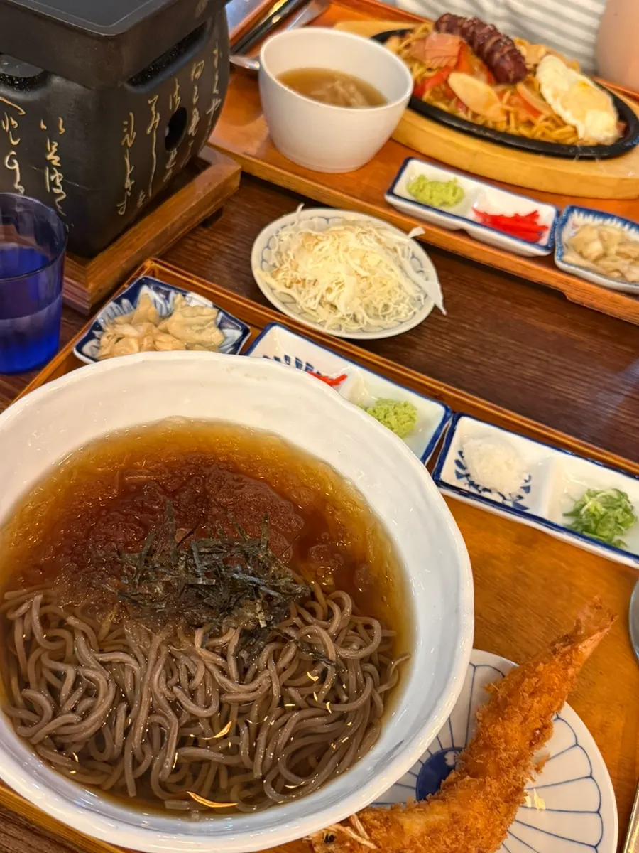 규카츠와 세트, 면류가 적힌 이치규 메뉴판