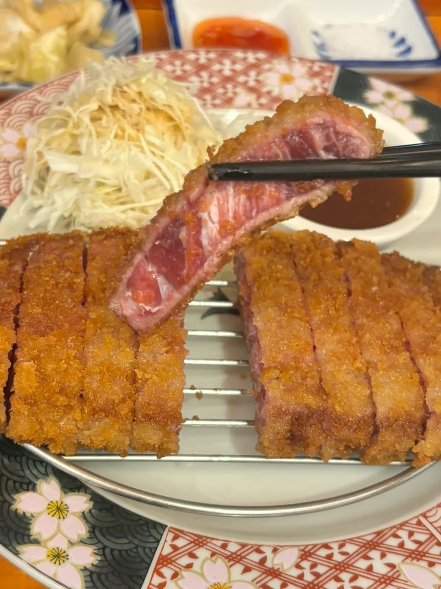Gyukatsu hot stone with melted butter