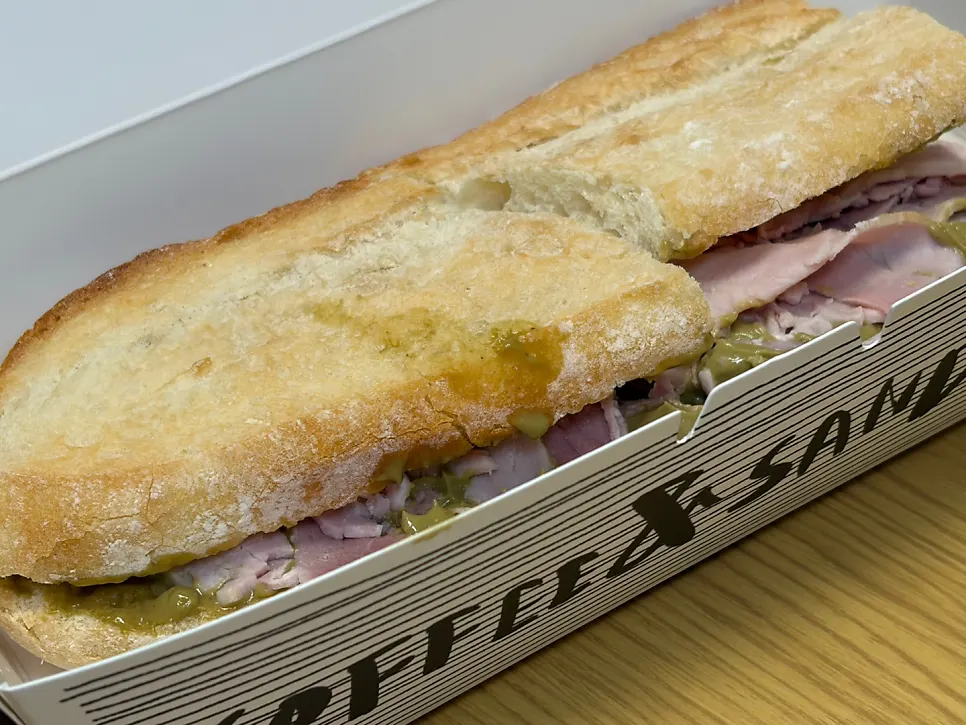 A sandwich with balanced sweet and salty flavors