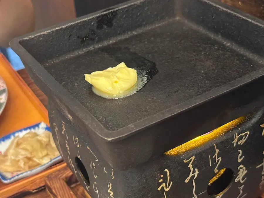 개인화로에 올린 규카츠