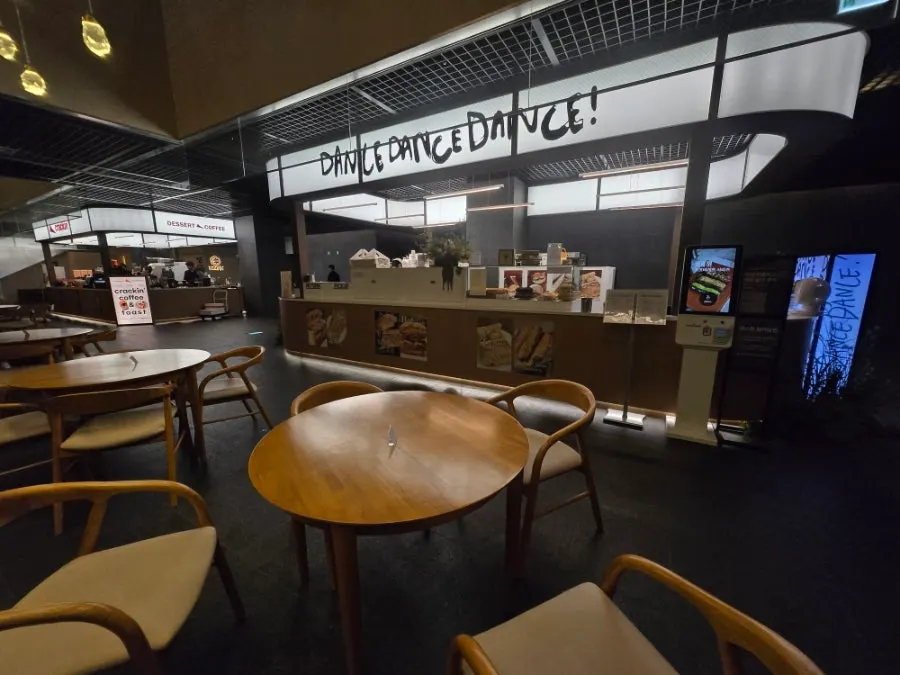 Baguette sandwich at Dance Dance Dance Seoul Station