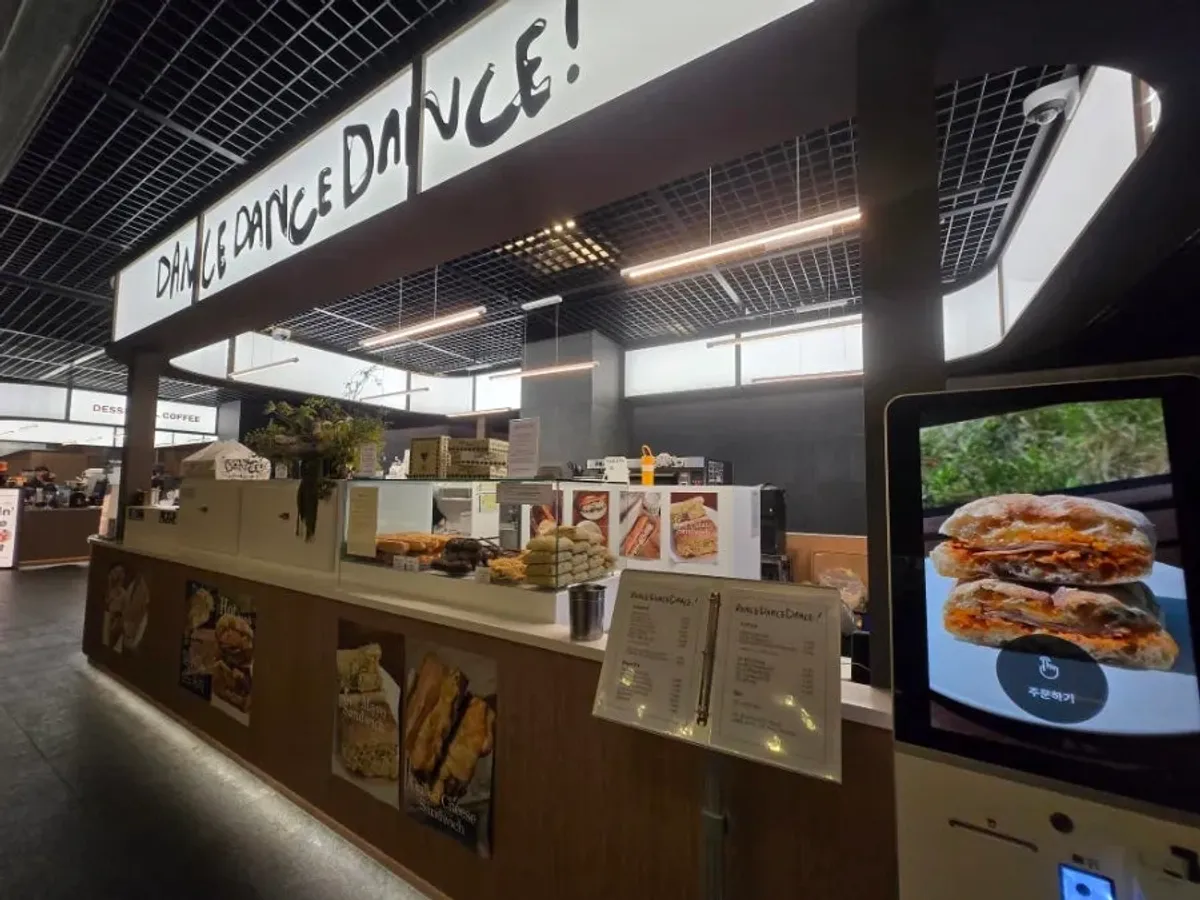 Full view of the Dance Dance Dance store on B3 of Grand Central