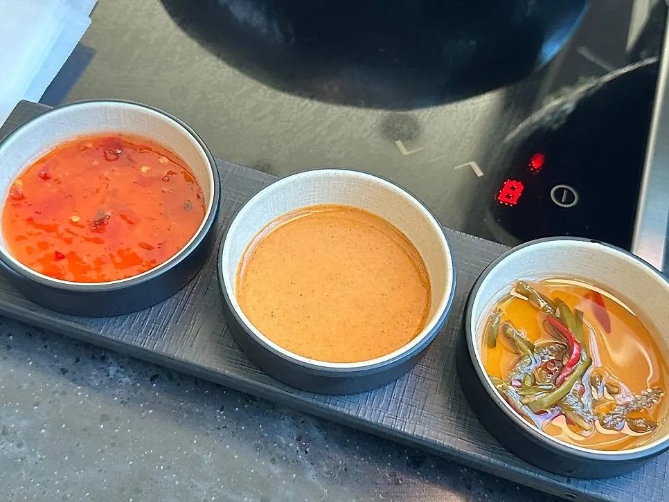 칠리와 땅콩소스, 청양고추 장아찌 소스