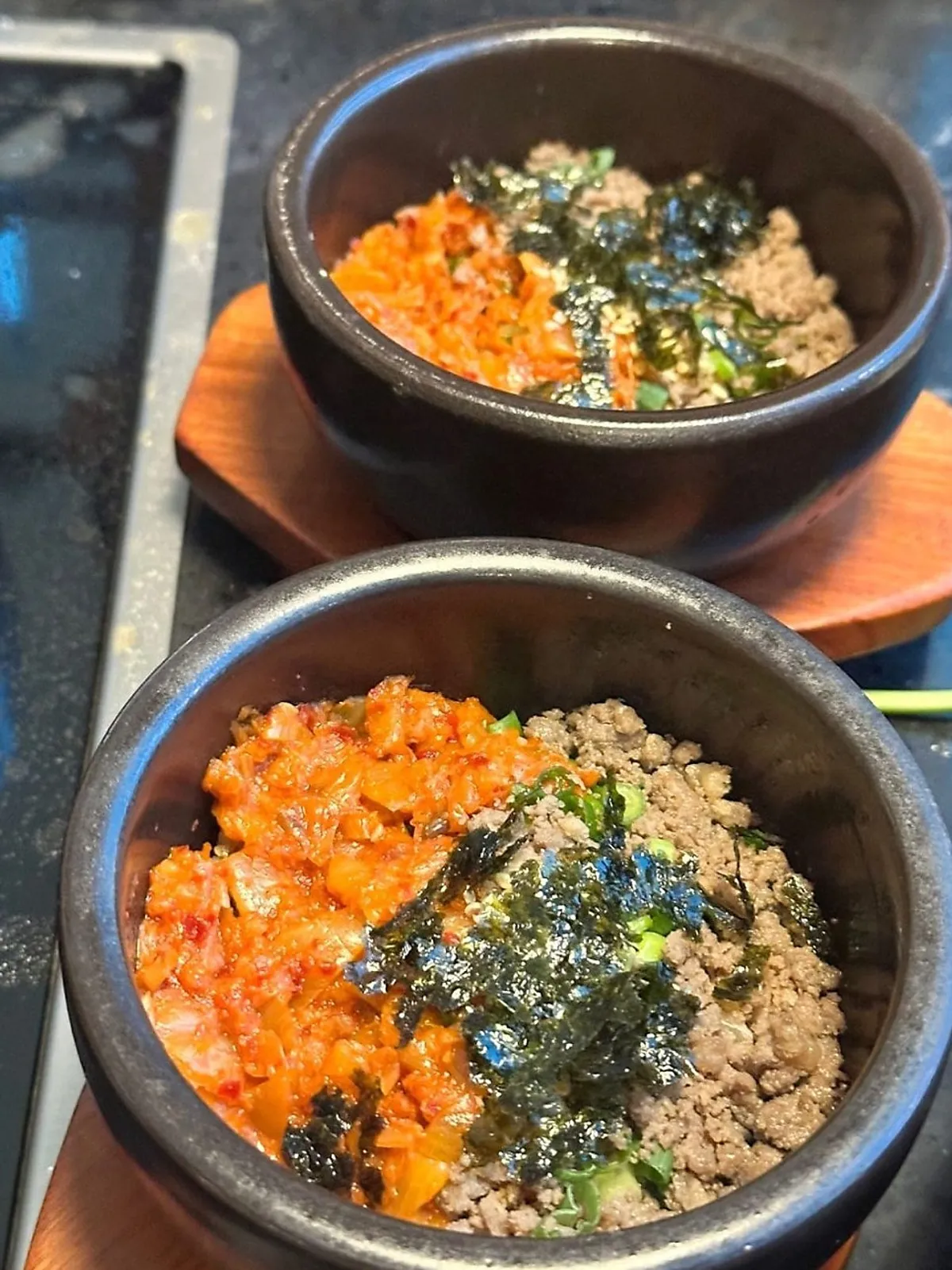 샤브샤브 뒤에 이어진 자가제면 칼국수
