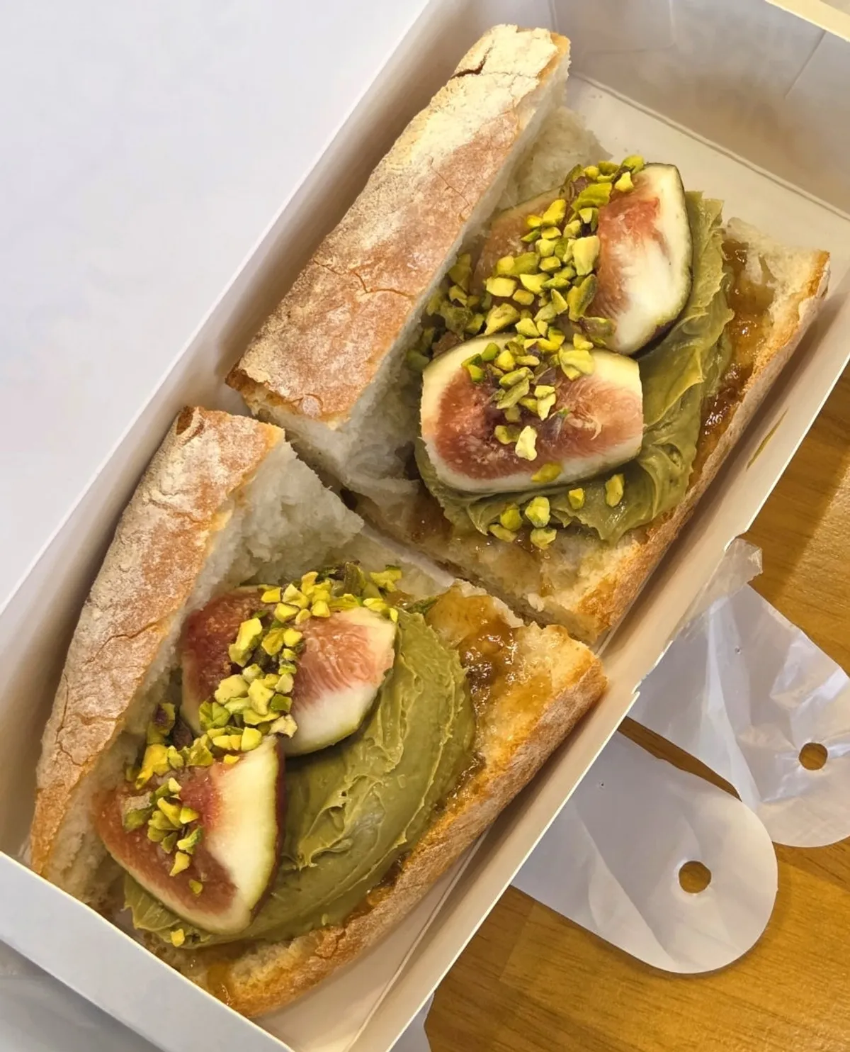 Fig pistachio baguette