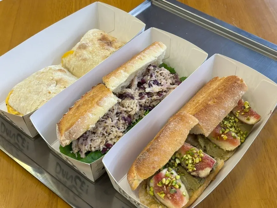 Baguette sandwich at Dance Dance Dance Seoul Station