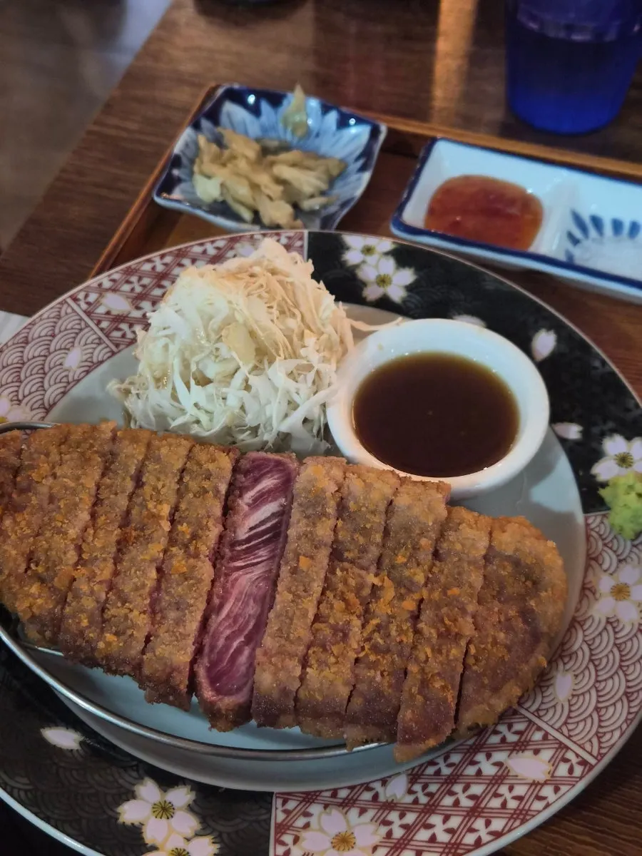 Gyukatsu set for two
