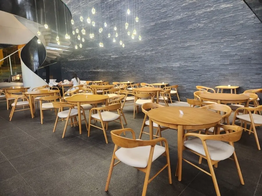 Interior of Dance Dance Dance Seoul Station with soft lighting