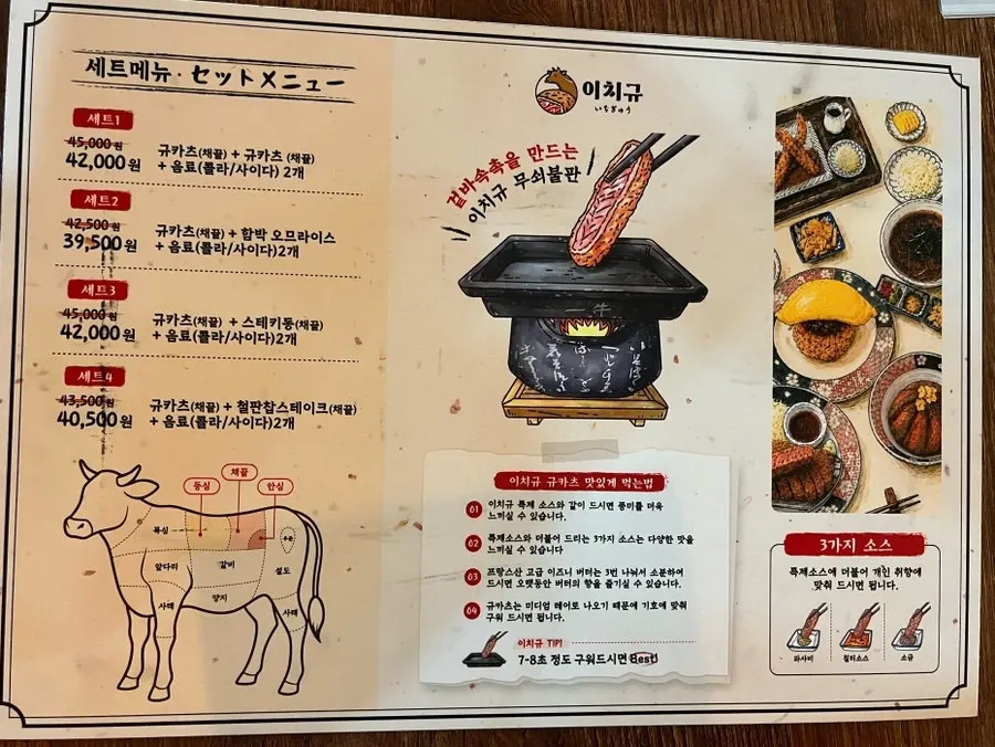 Complimentary thin-sliced mochi and grill-it-yourself cheese