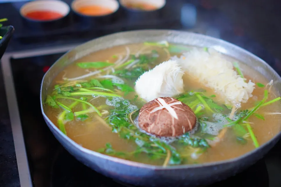 샤브샤브 칼국수 사리 구성