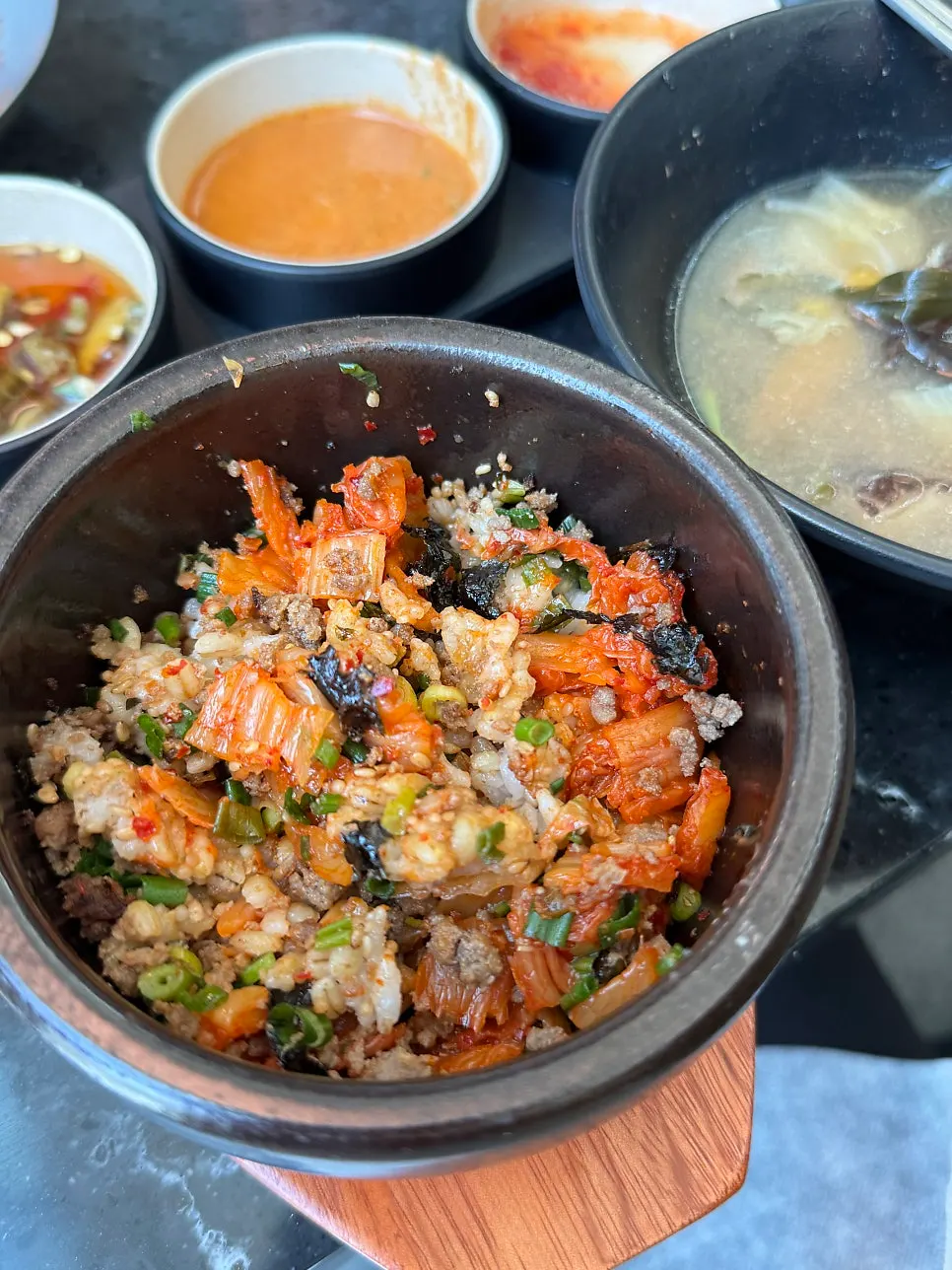 Minari gonyi jeon menu item