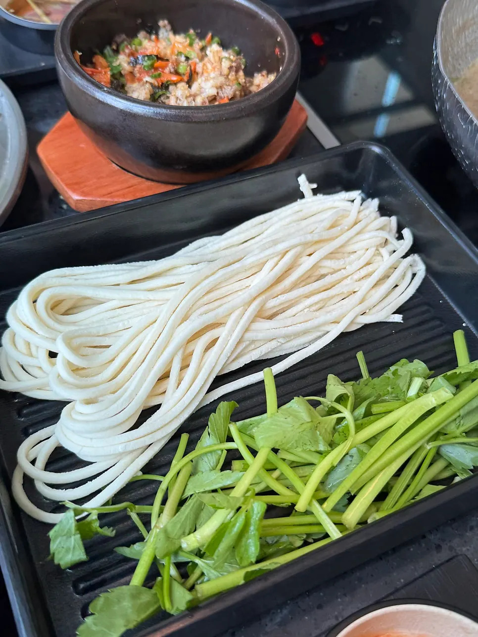 Kimchi fried rice menu item
