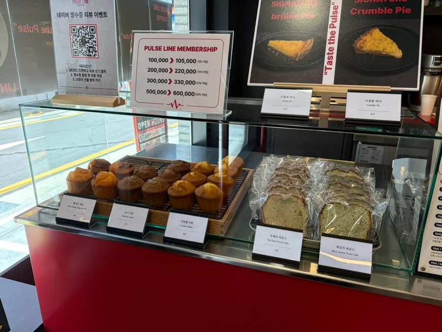 Café dessert display