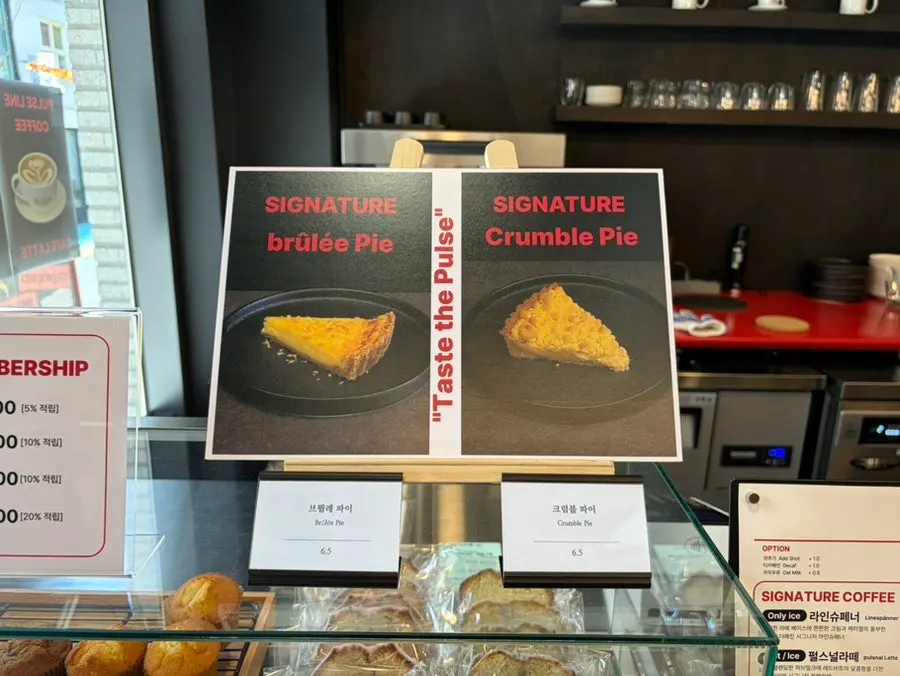 A variety of prepared desserts