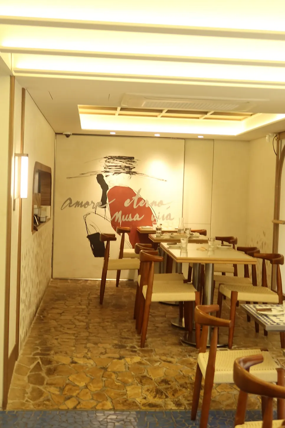Dining area for guests with babies