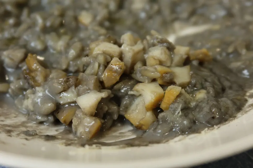 Risotto with a springy texture