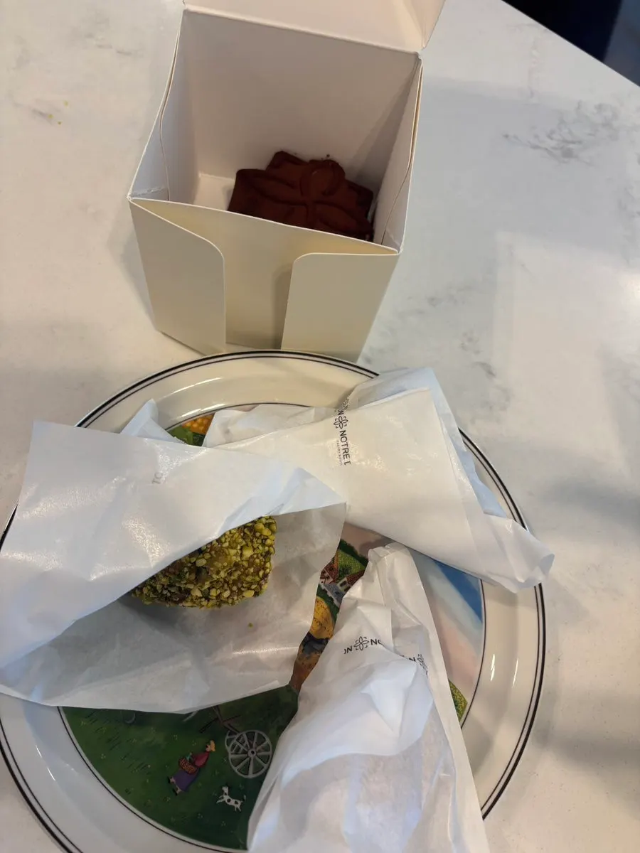 Photo of several desserts chosen for takeout