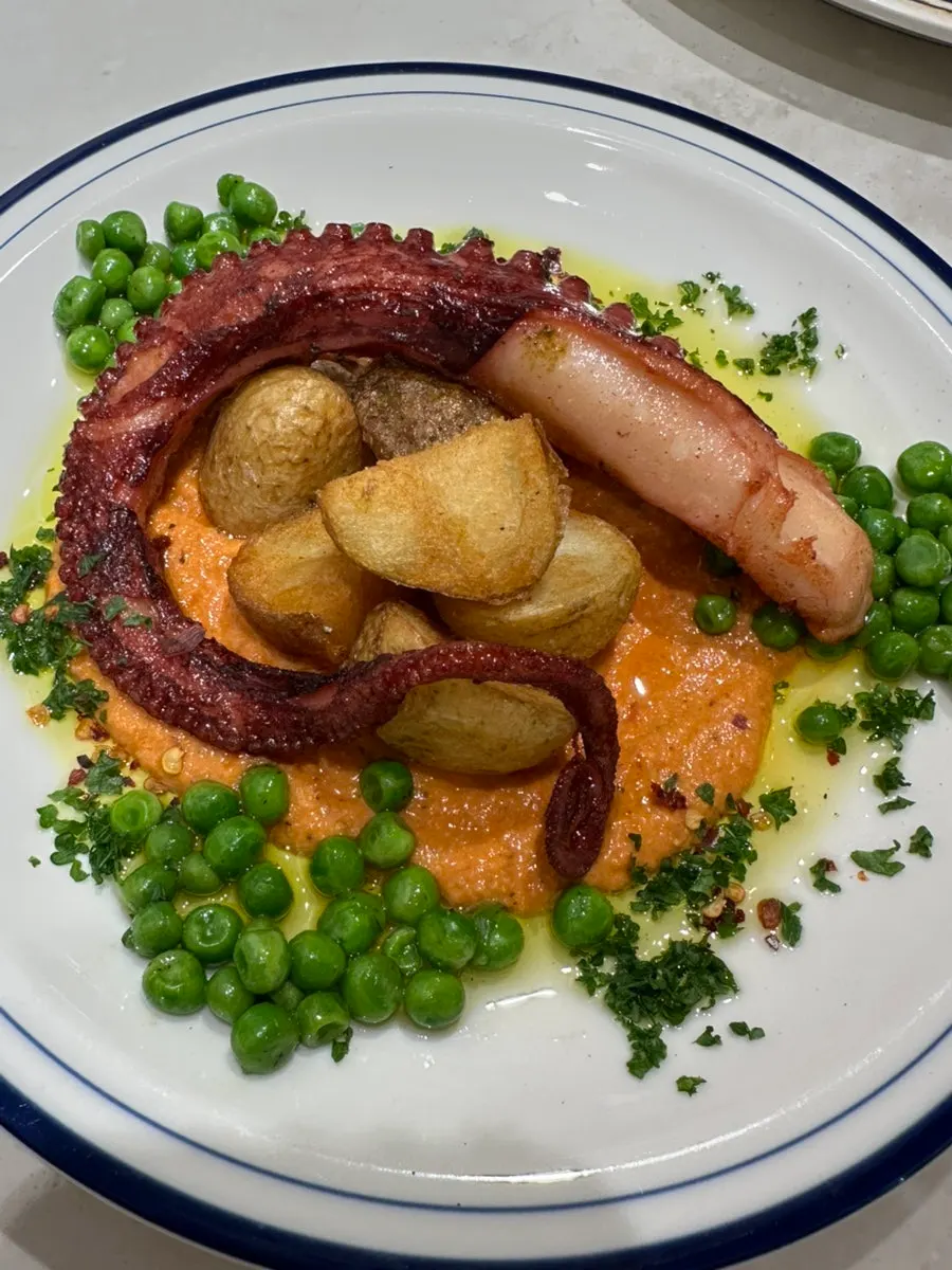 Polpo Mambo with romesco sauce