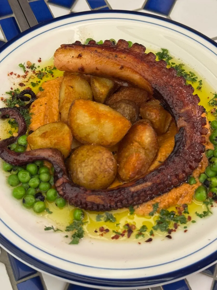 Polpo mambo octopus dish at Billadeubeulleu Seongsu