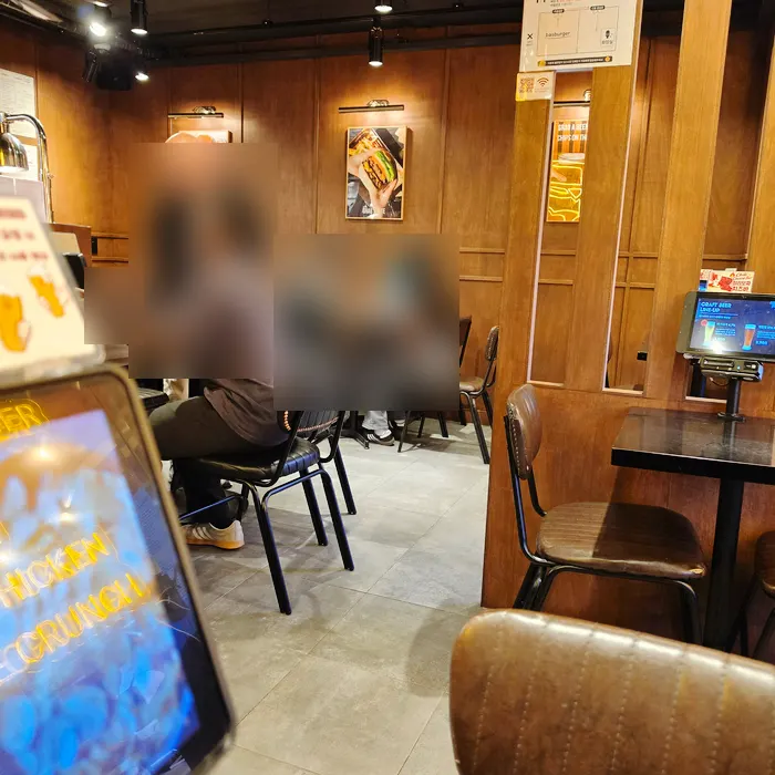 Restaurant busy with customers before dinner time