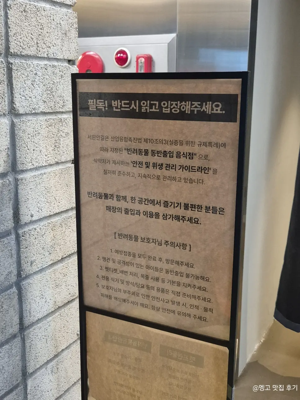 반려동물 동반 가능한 서원안길 합정 카페 공간
