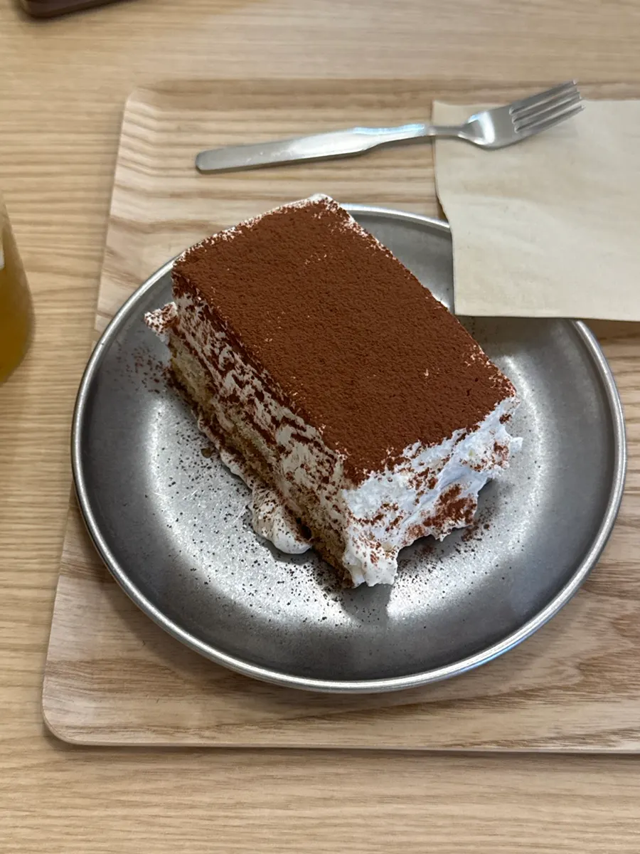 Sese Coffee's tiramisu made with decaf coffee