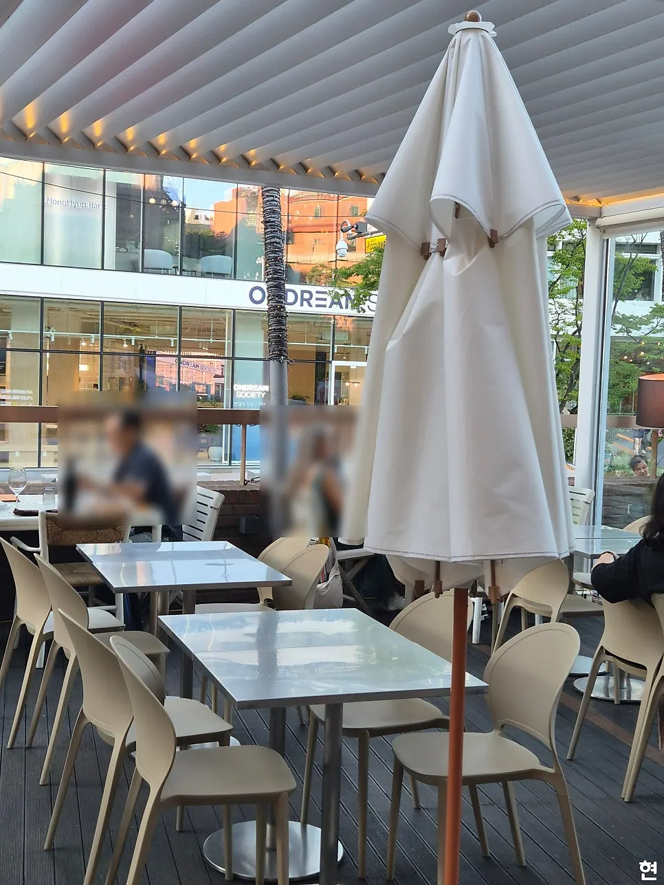 Quiet interior view of Seventy Four