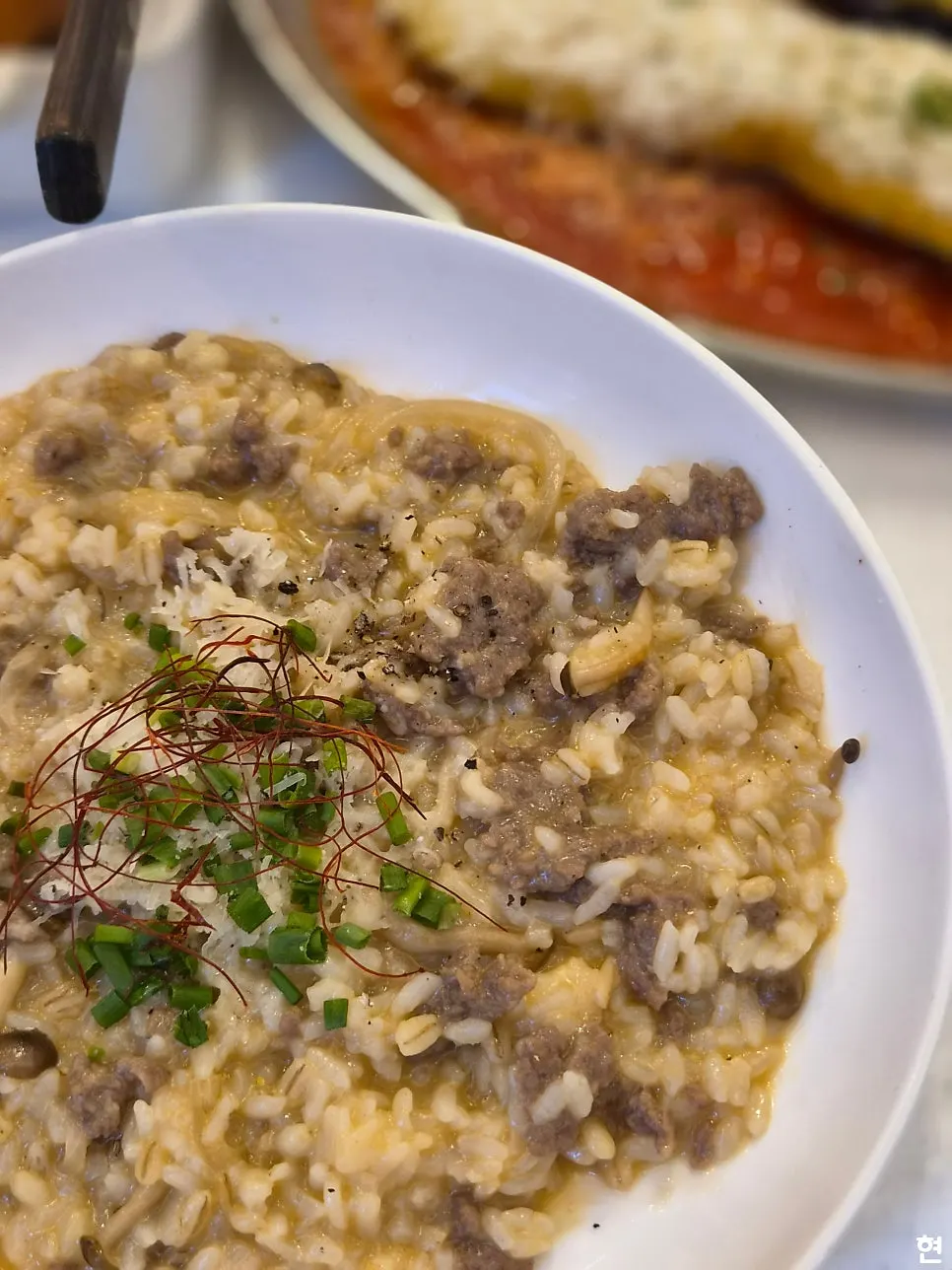 Bulgogi cream risotto at Seventy Four