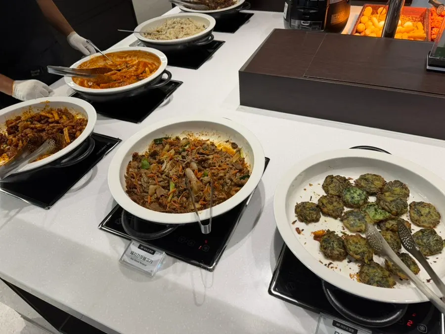 Salad and side dish display