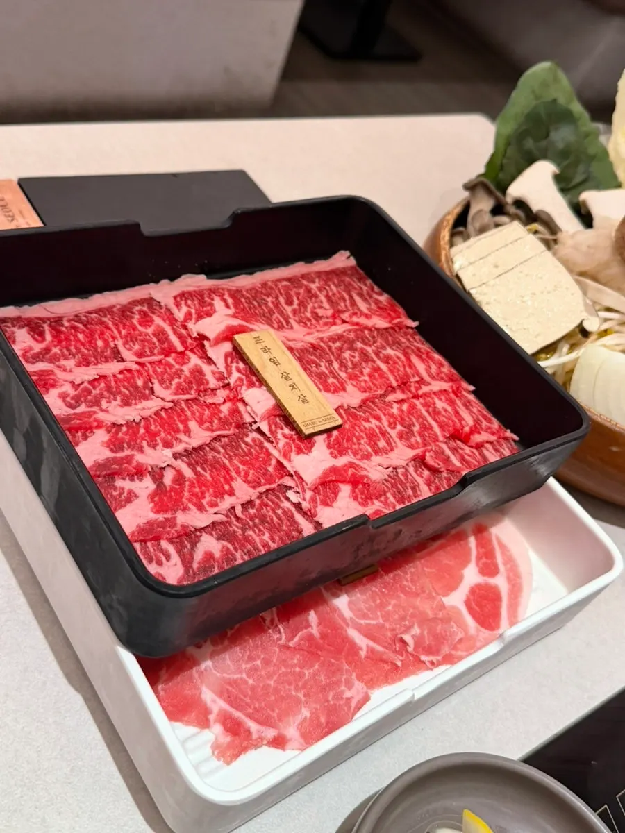 Plate of prime beef chuck flat