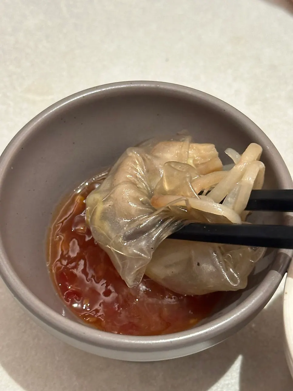 돌돌 말아 완성한 월남쌈