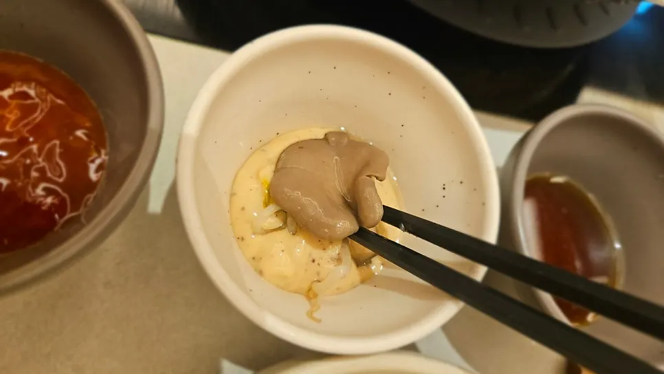 샤브인서울 합정점 테이블 소스 3종