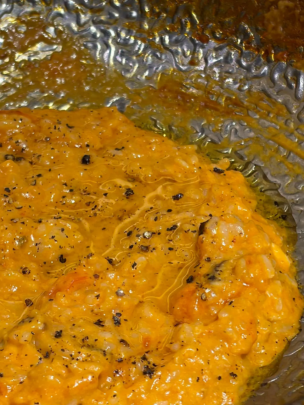 Risotto rose yang dibuat dari penutup eolkeun beoseot