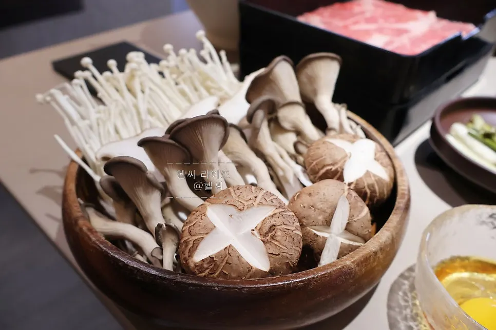 Added assorted mushrooms packed with shiitake, oyster, king oyster, and enoki