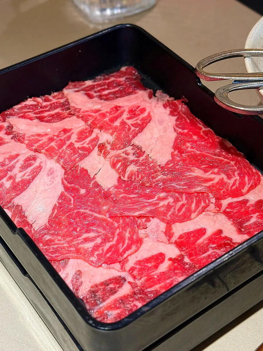 Plate of Prime Angus chuck flap steak