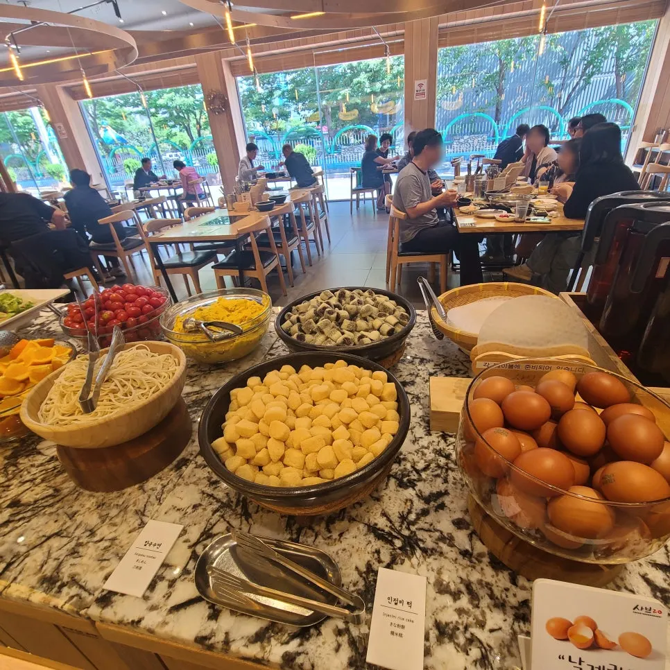 A plate of salad bar dishes served up