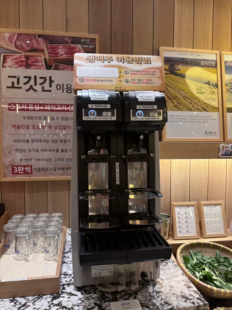 Beef brought from the meat corner